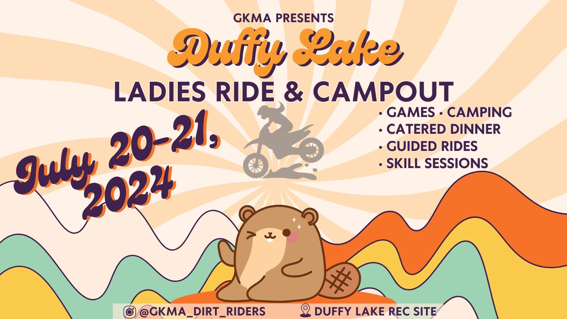 Duffy Lake Ladies Ride & Campout